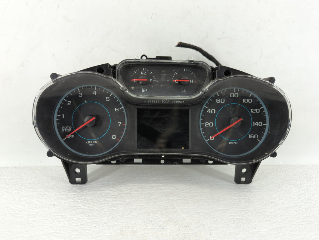 2018 Chevrolet Cruze Instrument Cluster Speedometer Gauges P/N:39084636 42668707 Fits OEM Used Auto Parts