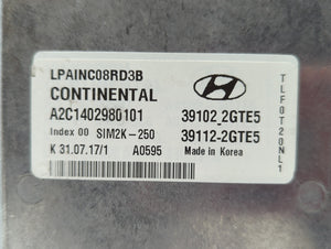 2018-2019 Hyundai Sonata PCM Engine Computer ECU ECM PCU OEM P/N:39112-2GTE5 39102-2GTE5 Fits 2018 2019 OEM Used Auto Parts