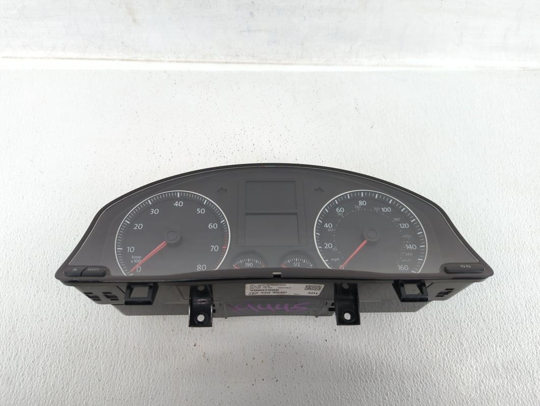 2008-2010 Volkswagen Jetta Instrument Cluster Speedometer Gauges P/N:1K0 920 954P Fits 2008 2009 2010 OEM Used Auto Parts