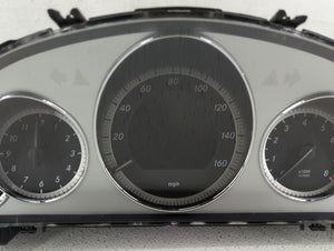 2011 Mercedes-Benz E350 Instrument Cluster Speedometer Gauges P/N:2129001910 A212 900 19 10 Fits OEM Used Auto Parts