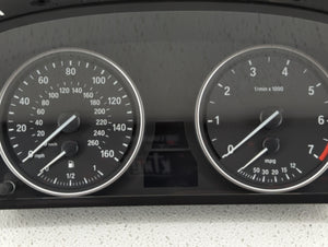 2007-2011 Bmw X5 Instrument Cluster Speedometer Gauges P/N:479038792 Fits 2007 2008 2009 2010 2011 OEM Used Auto Parts