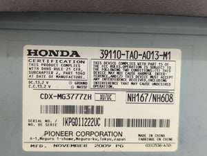 2008-2010 Honda Accord Radio AM FM Cd Player Receiver Replacement P/N:39110-TA0-A012-M1 39110-TA0-A013-M1 Fits 2008 2009 2010 OEM Used Auto Parts