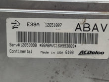 2013-2016 Buick Verano PCM Engine Computer ECU ECM PCU OEM P/N:12653998 12651807 Fits 2013 2014 2015 2016 OEM Used Auto Parts