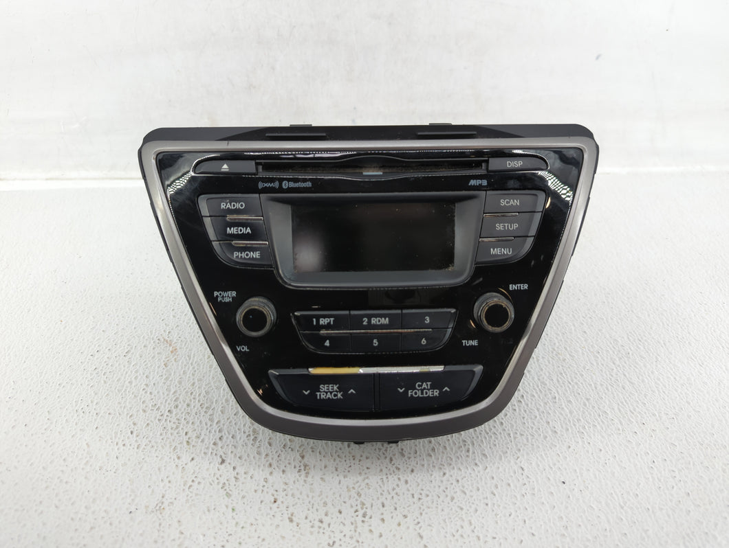 2013 Hyundai Elantra Radio AM FM Cd Player Receiver Replacement P/N:96170-3X165RA5 Fits OEM Used Auto Parts