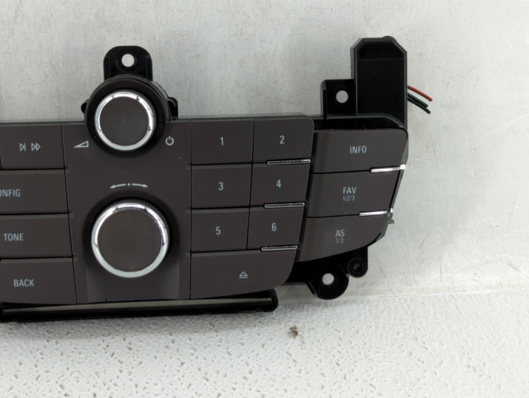 2011-2012 Buick Regal Radio Control Panel