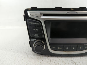 2014 Hyundai Accent Radio AM FM Cd Player Receiver Replacement P/N:96170-1R151GU Fits OEM Used Auto Parts