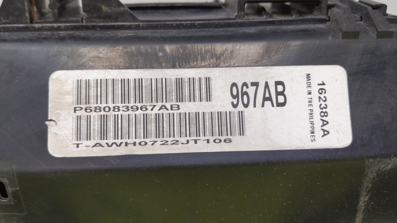 2012-2014 Dodge Charger Fusebox Fuse Box Relay Module P68083967ab 50299 - Oemusedautoparts1.com