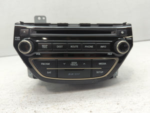 2014-2015 Hyundai Genesis Radio AM FM Cd Player Receiver Replacement P/N:96560-2M550YHG Fits 2014 2015 OEM Used Auto Parts