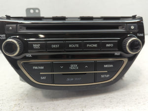 2014-2015 Hyundai Genesis Radio AM FM Cd Player Receiver Replacement P/N:96560-2M550YHG Fits 2014 2015 OEM Used Auto Parts