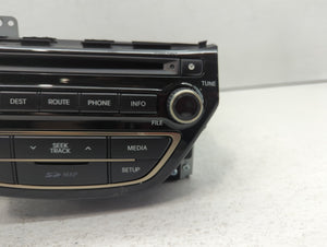 2014-2015 Hyundai Genesis Radio AM FM Cd Player Receiver Replacement P/N:96560-2M550YHG Fits 2014 2015 OEM Used Auto Parts