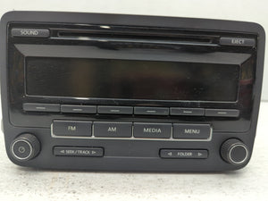 2015-2017 Volkswagen Jetta Radio AM FM Cd Player Receiver Replacement P/N:1K0 035 164 H 1K0 035 164 J Fits 2014 2015 2016 2017 OEM Used Auto Parts