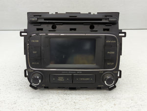 2014-2016 Kia Forte Radio AM FM Cd Player Receiver Replacement P/N:96160-A7101WK Fits 2014 2015 2016 OEM Used Auto Parts