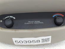 2001-2007 Dodge Caravan Ac Heater Rear Climate Control Temperature Oem