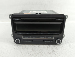 2011-2014 Volkswagen Jetta Radio AM FM Cd Player Receiver Replacement P/N:1K0 035 164 F 1K0 035 164 Fits OEM Used Auto Parts