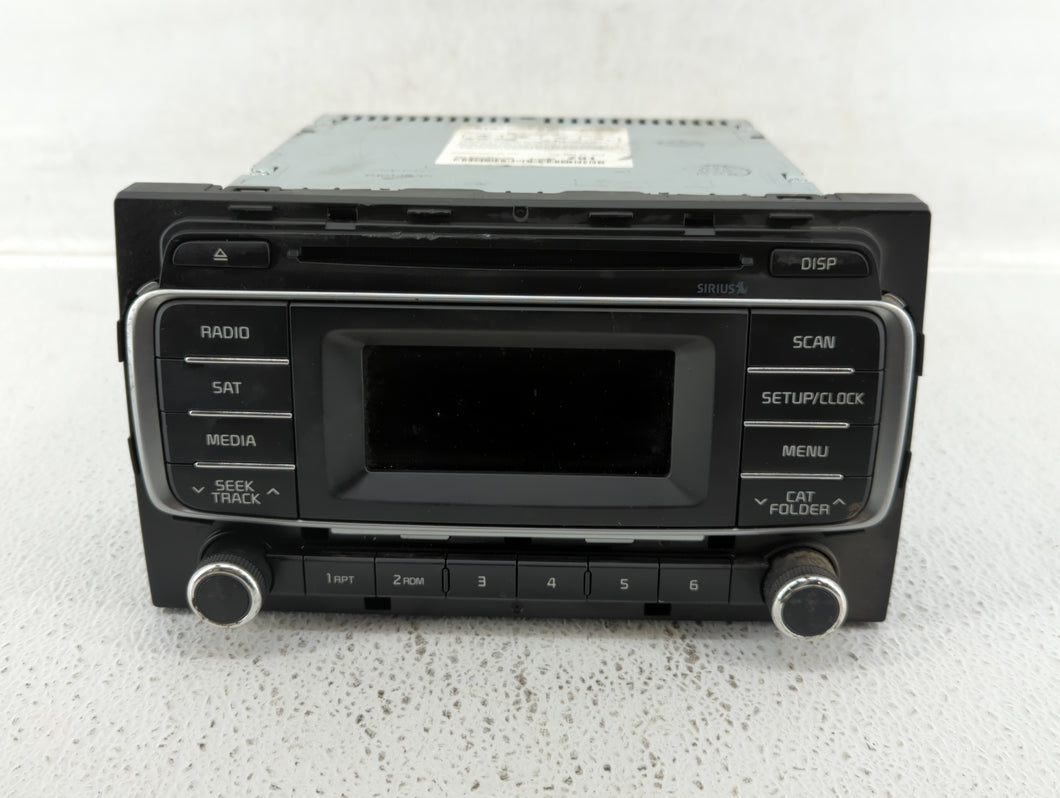 2016-2017 Kia Rio Radio AM FM Cd Player Receiver Replacement P/N:96170-1W910CA Fits 2016 2017 OEM Used Auto Parts