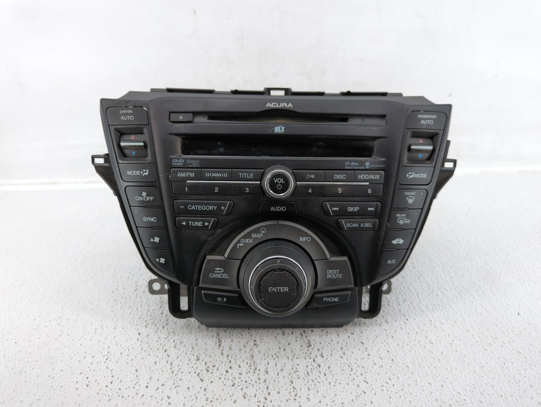 2013-2014 Acura Tl Radio AM FM Cd Player Receiver Replacement P/N:39100-TK4-A340-M1 Fits 2013 2014 OEM Used Auto Parts