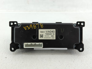 2015 Subaru Wrx Climate Control Module Temperature AC/Heater Replacement P/N:72311VA211 72311VA040 Fits OEM Used Auto Parts