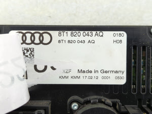 2009-2012 Audi A4 Climate Control Module Temperature AC/Heater Replacement P/N:8T1 820 043 AQ Fits 2008 2009 2010 2011 2012 2013 OEM Used Auto Parts