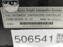 2004 Suzuki Verona Climate Control Module Temperature AC/Heater Replacement P/N:96392751 Fits OEM Used Auto Parts