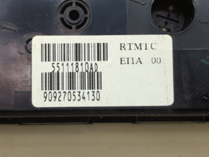 2009-2011 Dodge Journey Climate Control Module Temperature AC/Heater Replacement P/N:55111810AD Fits 2008 2009 2010 2011 OEM Used Auto Parts