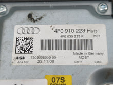 2007-2013 Audi A6 Radio AM FM Cd Player Receiver Replacement P/N:4F0 035 223 K 4F0 910 223 H Fits OEM Used Auto Parts