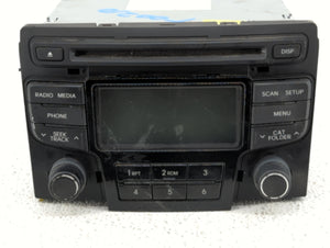 2012-2014 Hyundai Sonata Radio AM FM Cd Player Receiver Replacement P/N:96180-3Q700 Fits 2012 2013 2014 OEM Used Auto Parts