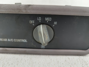 1996-2000 Chevrolet Tahoe Ac Heater Rear Climate Control Temperature Oem
