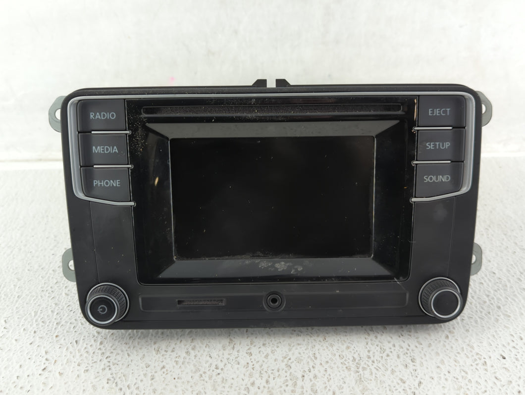 2016 Volkswagen Passat Radio AM FM Cd Player Receiver Replacement P/N:561 035 150 561 035 150 A Fits 2013 2014 2015 2017 OEM Used Auto Parts