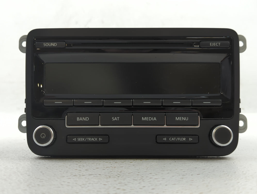 2014 Volkswagen Jetta Radio AM FM Cd Player Receiver Replacement P/N:1K0 035 164 F Fits 2013 2015 OEM Used Auto Parts