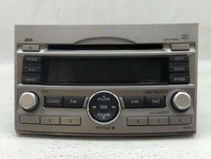 2010-2012 Subaru Legacy Radio AM FM Cd Player Receiver Replacement P/N:86201AJ64A Fits 2010 2011 2012 OEM Used Auto Parts