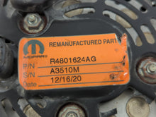 2011 Dodge Caravan Alternator Replacement Generator Charging Assembly Engine OEM Fits 2012 2013 2014 2015 2016 2017 2018 2019 2020 OEM Used Auto Parts