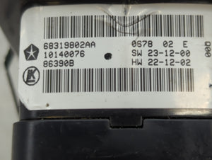 2016-2022 Jeep Grand Cherokee Master Power Window Switch Replacement Driver Side Left P/N:68319802AA 68289802AB Fits OEM Used Auto Parts