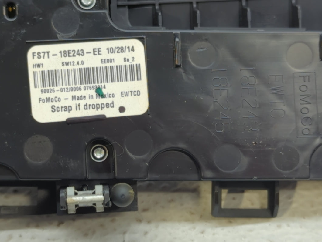 2015-2015 Ford Fusion Radio Control Panel