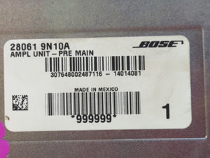 2009-2014 Nissan Maxima Radio AM FM Cd Player Receiver Replacement P/N:28061 9N10A Fits 2009 2010 2011 2012 2013 2014 OEM Used Auto Parts