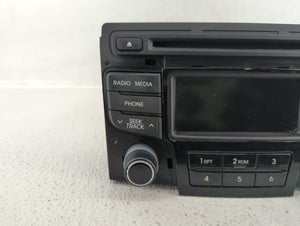 2013-2014 Hyundai Sonata Radio AM FM Cd Player Receiver Replacement P/N:96180-3Q8504X 96180-3Q8004X Fits 2013 2014 OEM Used Auto Parts