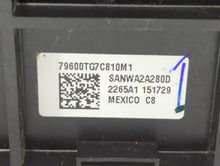 2019-2020 Honda Pilot Climate Control Module Temperature AC/Heater Replacement P/N:79600TG7C810M1 79600TG7A011M1 Fits 2019 2020 OEM Used Auto Parts