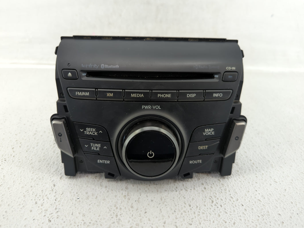 2012-2013 Hyundai Azera Radio AM FM Cd Player Receiver Replacement P/N:96560-3V4014X Fits 2012 2013 OEM Used Auto Parts