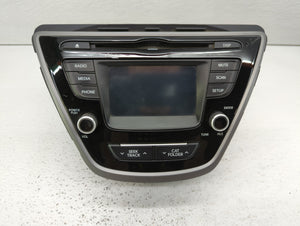 2014-2016 Hyundai Elantra Radio AM FM Cd Player Receiver Replacement P/N:96180-3X165GU Fits 2014 2015 2016 OEM Used Auto Parts