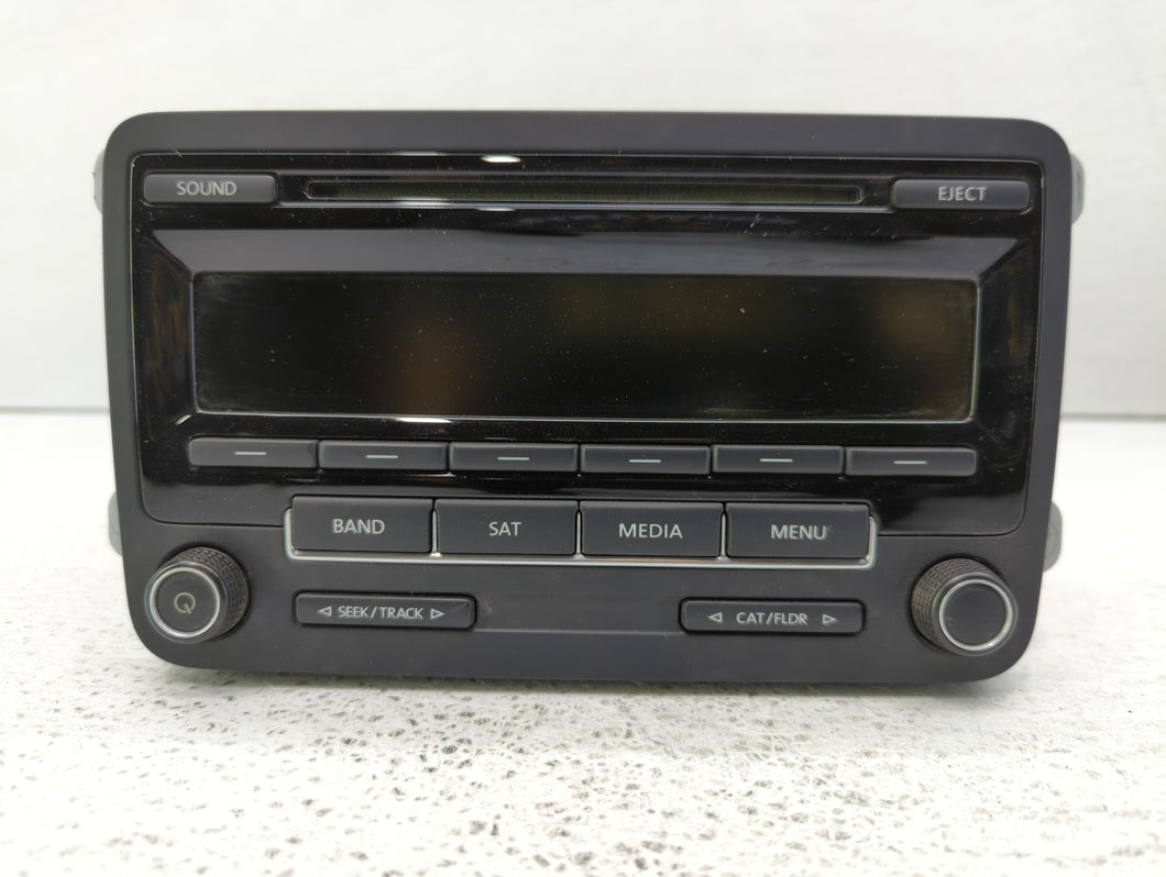 2015-2017 Volkswagen Jetta Radio AM FM Cd Player Receiver Replacement P/N:1K0 035 164 J Fits 2015 2016 2017 OEM Used Auto Parts