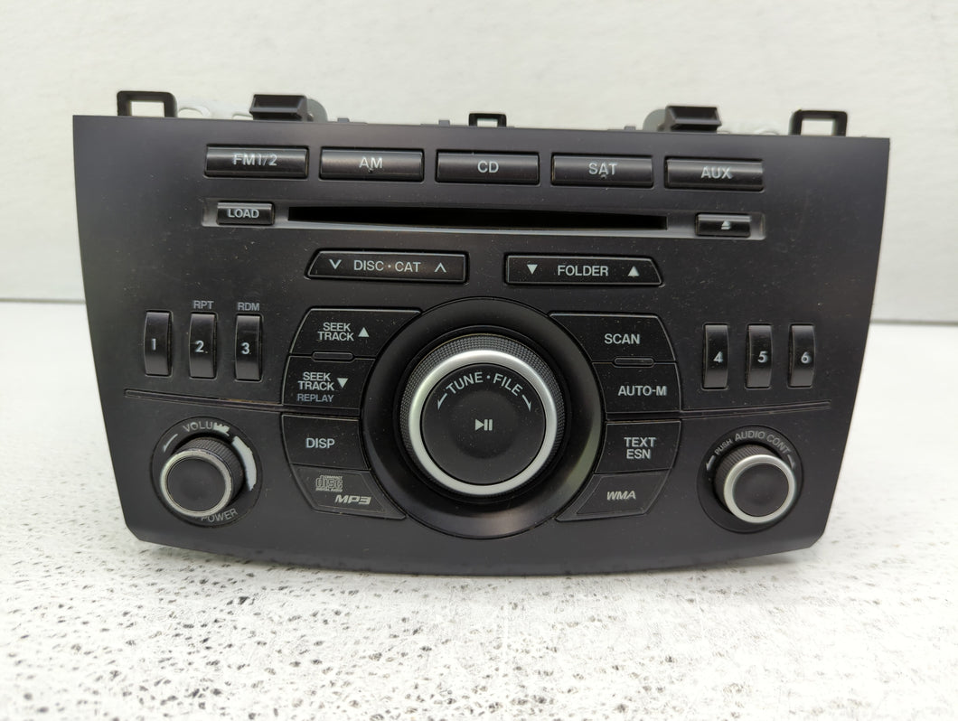 2011 Mazda 3 Radio AM FM Cd Player Receiver Replacement P/N:BBM5 66 AR0 Fits OEM Used Auto Parts