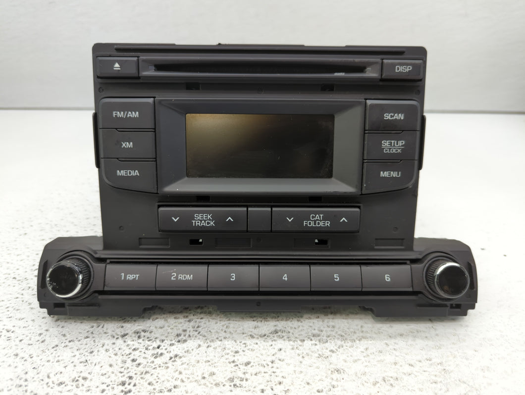 2017-2018 Hyundai Elantra Radio AM FM Cd Player Receiver Replacement P/N:96170-F2100UAT Fits 2017 2018 OEM Used Auto Parts