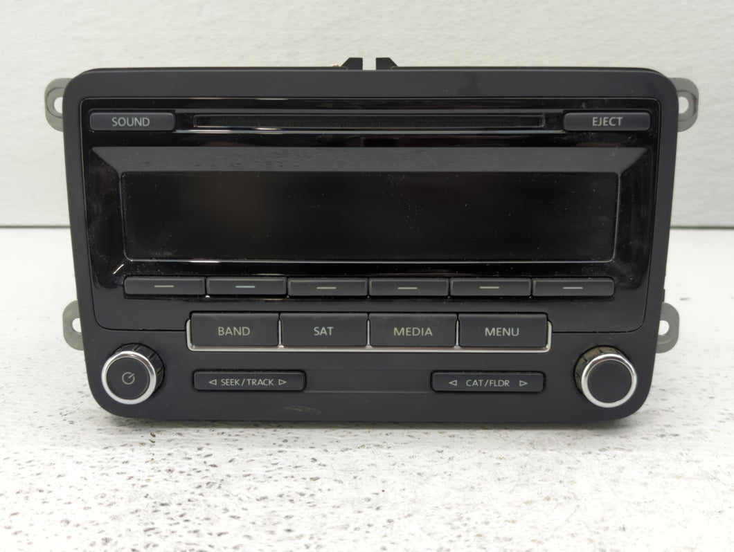 2011-2014 Volkswagen Jetta Radio AM FM Cd Player Receiver Replacement P/N:1K0 035 164 F Fits 2011 2012 2013 2014 2015 2016 OEM Used Auto Parts