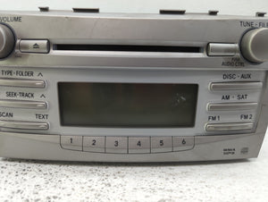 2010-2011 Toyota Camry Radio AM FM Cd Player Receiver Replacement P/N:86120-06480 Fits 2010 2011 OEM Used Auto Parts