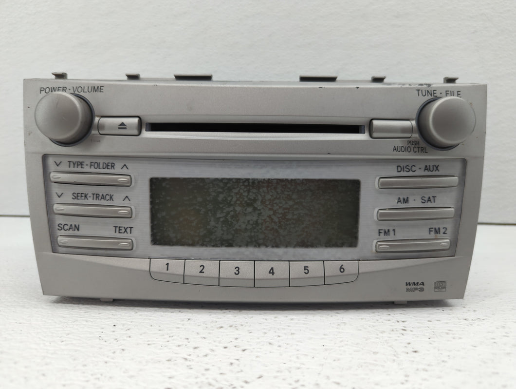 2010-2011 Toyota Camry Radio AM FM Cd Player Receiver Replacement P/N:86120-06480 Fits 2010 2011 OEM Used Auto Parts