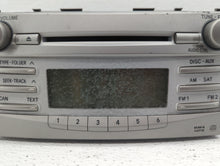 2010-2011 Toyota Camry Radio AM FM Cd Player Receiver Replacement P/N:86120-06480 Fits 2010 2011 OEM Used Auto Parts