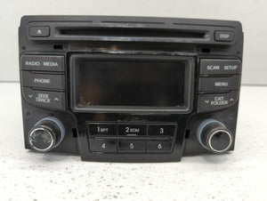 2012-2015 Hyundai Sonata Radio AM FM Cd Player Receiver Replacement P/N:96180-3Q8004X Fits 2012 2013 2014 2015 OEM Used Auto Parts