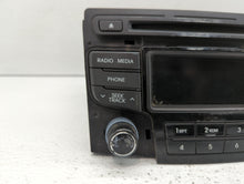 2012-2015 Hyundai Sonata Radio AM FM Cd Player Receiver Replacement P/N:96180-3Q8004X Fits 2012 2013 2014 2015 OEM Used Auto Parts