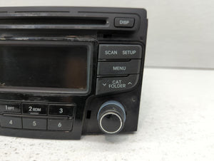 2012-2015 Hyundai Sonata Radio AM FM Cd Player Receiver Replacement P/N:96180-3Q8004X Fits 2012 2013 2014 2015 OEM Used Auto Parts