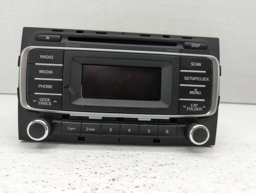 2016-2017 Kia Rio Radio AM FM Cd Player Receiver Replacement P/N:96170-1W960CA Fits 2016 2017 OEM Used Auto Parts