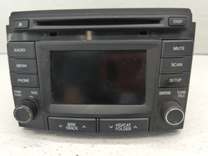 2014-2015 Hyundai Sonata Radio AM FM Cd Player Receiver Replacement P/N:96180-3Q8504X Fits 2014 2015 OEM Used Auto Parts